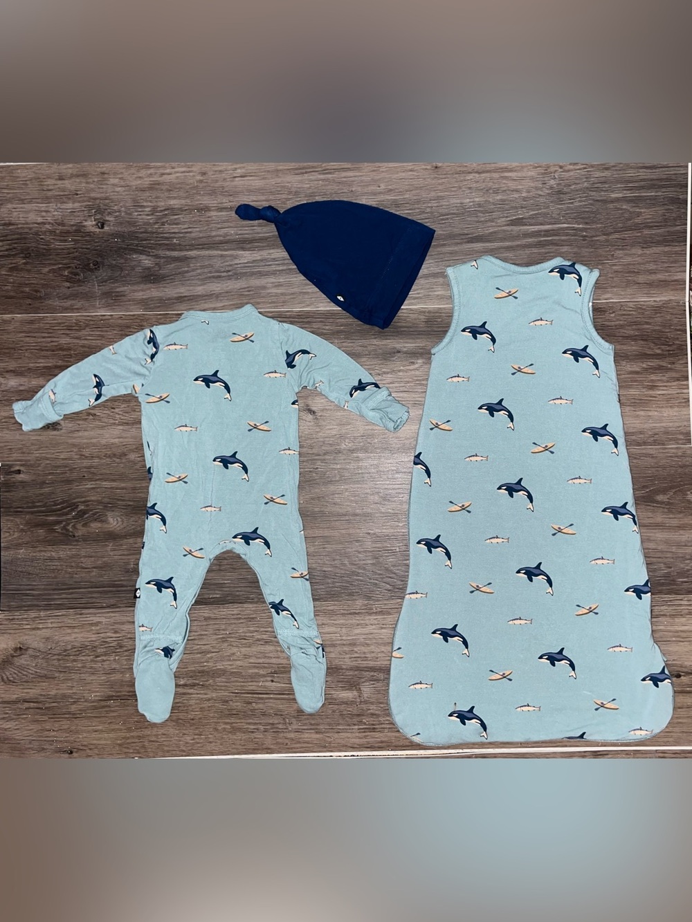 Kyte baby Coastline print bundle size 0-3 months